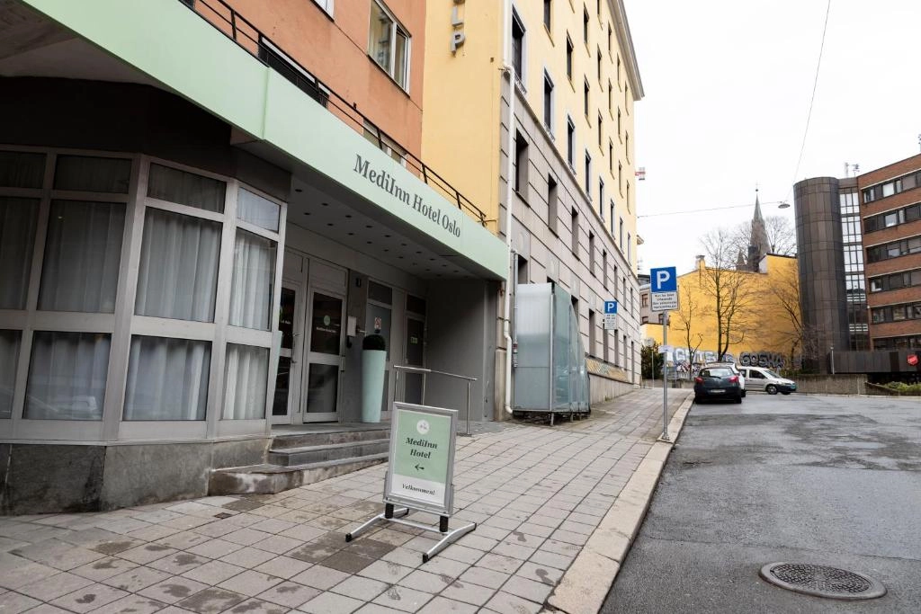 MediInn Hotel Oslo entrance on Munchs gate